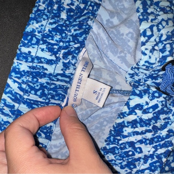 Southern Tide Blue Abstract Swim Trunks Size Small - Picture 3 of 3